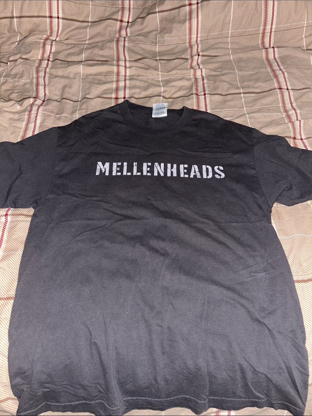 Mellenheads Men's Black Graphic Logo Tee